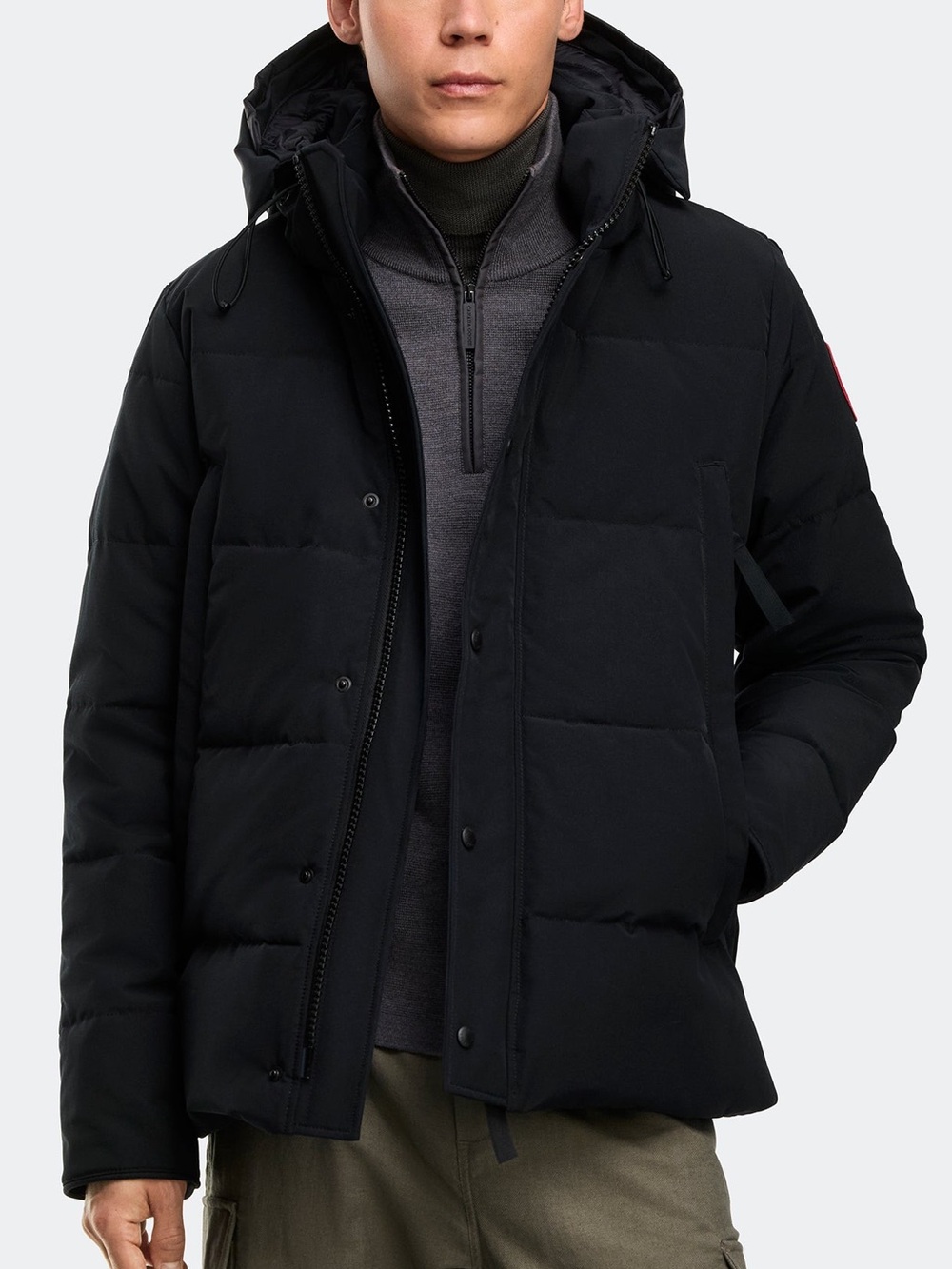 CANADA GOOSE WYNDHAM PARKA BLACK - M